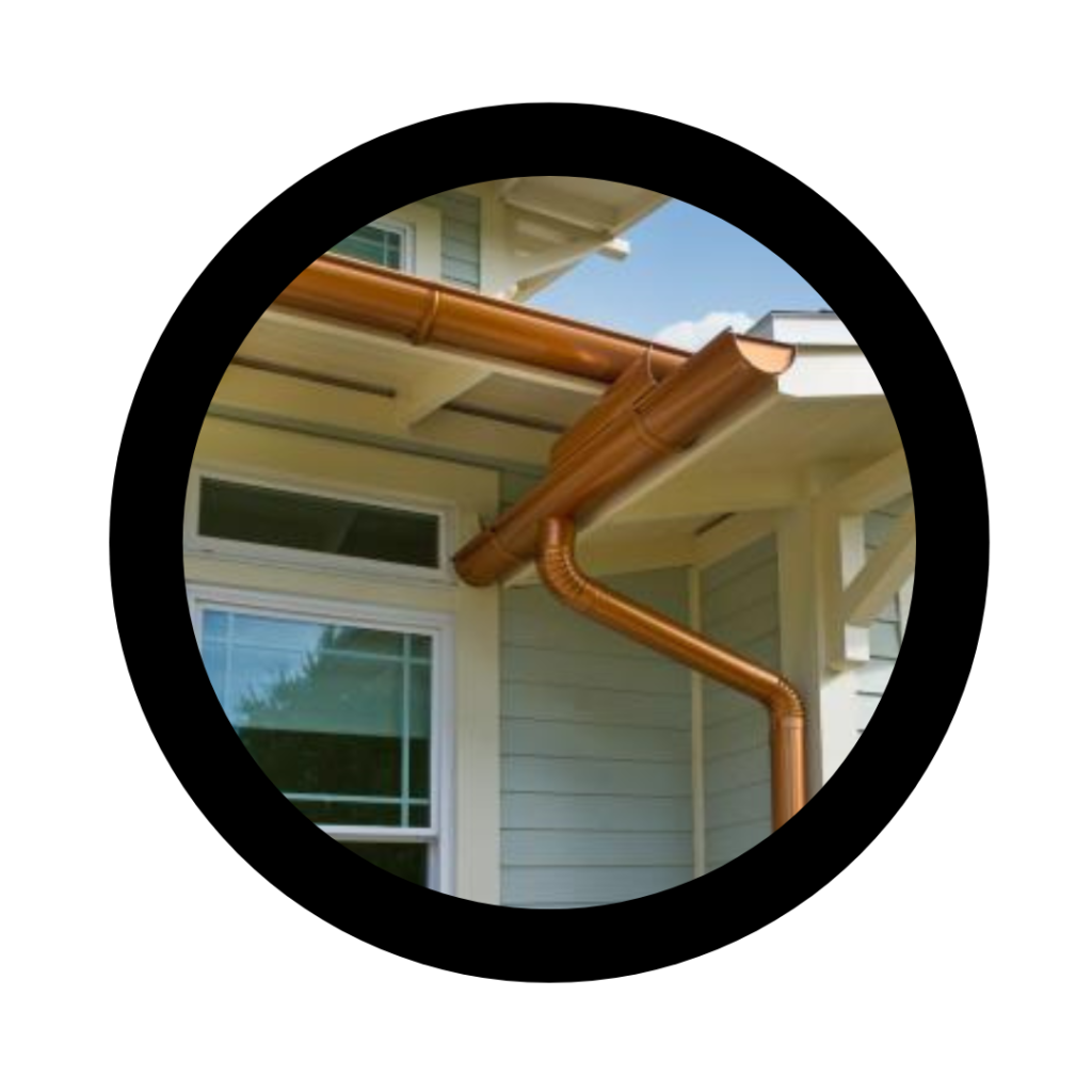 Half Round Copper Gutters Near Covina California Near Me