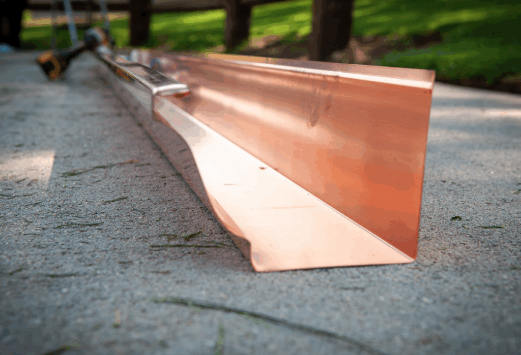 Monrovia Copper Gutters